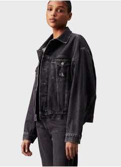 Buy Button Down Denim Jacket in Saudi Arabia