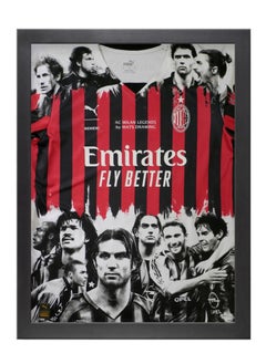 اشتري AC Milan Legends ( Maldini - Kaka- Shevchenko ) Framed Poster 30x40cm في الامارات