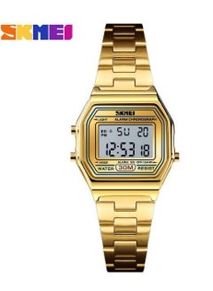 اشتري Women Watches Digital Sport Watch Luxury Fashion Alarm Clock Stainless Steel Waterproof Ladies Watch في الامارات