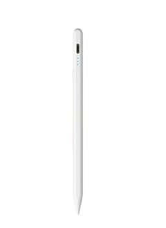 Buy Universal stylus pen for touch screens, compatible for iOS and Android devices, iPad iPhone laptop Samsung phones and tablets, for Drawing and Handwriting (White) in UAE