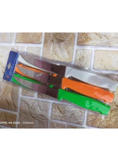 Buy Small kitchen knives, 6 pieces, multi-colored in Egypt