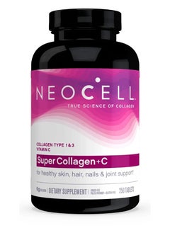 Buy Super Collagen + C nutritional supplement, 250 tablets in Saudi Arabia