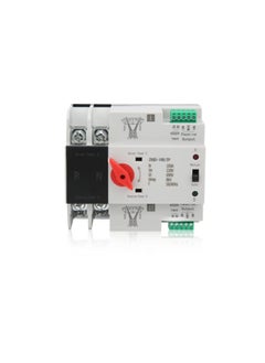 Buy Dual Power Automatic Transfer Switch, 100A 220V 2P Mini ATS Dual Power Toggle Controlle, Din Rail Mounted Controller Electrical Type in UAE