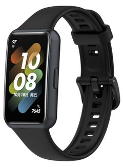Buy Huawei Band 6/Honor Band 6 Strap, Soft Silicone Replacement Strap Compatible with Huawei Band 6 and Honor Band 6 Black in UAE