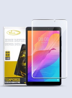 Buy Pure Vision Series Curved Edges Full Coverage Anti-Reflection HD Tempered Glass Screen Protector For Huawei MatePad T8 2020 Clear in Saudi Arabia