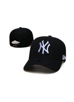 Buy NEW ERA 9Fort NEW York Yankees Baseball Hat Duck billed Hat Sun Hat Pointed Hat Sun Hat Sun Hat Sun Hat Sun Hat Sun Hat Pure Cotton Men's and Women's Hat Baseball Outdoor Black in UAE