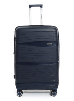 اشتري CROSSLAND Blue Trolley Luggage,TSA Lock , Expandable Double Zipper في مصر