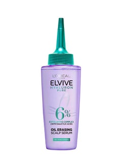 Buy Elvive Hyaluron Pure Serum For Oily Scalp & Roots with Salicylic acid - 102ml in UAE