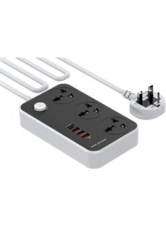 Buy 1 USB-C PD Fast Charging Port and 3USB  QC3.0 Quick Charge Ports   Power Strip in Saudi Arabia