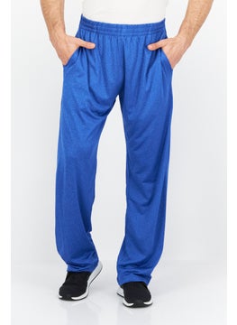 Buy Men Sportswear Fit Drawstring Training Pant, Blue in Saudi Arabia