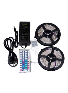 اشتري 300 LED Waterproof Strip Light With 44 Key Remote & 12V Power Supply Multicolour 10*0.37cm في الامارات