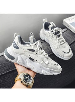 Buy Men's Non Slip Running Shoes Ultra Light Breathable Casual Walking Shoes Fashion Sneakers Mesh Workout Sports Shoes in Saudi Arabia