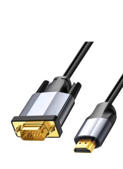 Buy HDMI to VGA Adapter Cable, 1.8M/5.9ft Gold Plated 1080P Digital HDMI to VGA, Video Adapter Converter Cable, Uni-Directional HDMI (Source) to VGA (Display) Cable, for Desktop, Laptop, HDTV in Saudi Arabia