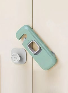 اشتري 5 Pcs Baby Safety Cabinet Lock Security Protection Home Refrigerator Safety Buckle Child Anti Pinch Hand Drawer Door Locks في السعودية