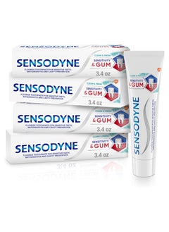 اشتري Sensodyne Sensitivity & Gum Sensitive Toothpaste for Gingivitis, Sensitive Teeth Treatment, Clean & Fresh pack of 4 في السعودية