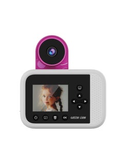 Buy Snap Print Cam / 1080P/8MP/8xDigital Zoom / Games / Music / Instant Print / Burst Mode / Timelapse / Portrait Mode / Type-C Charging / High Battery Capacity / 100°Wide Lens Angle - Blue in UAE