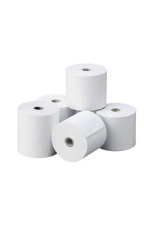 Buy Cash Machine POS Roll 76 X 70mm - White (box/100rolls) in UAE