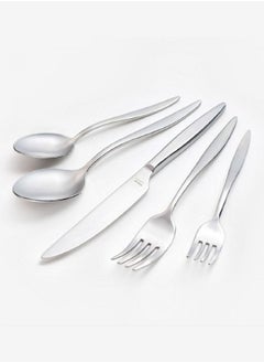 اشتري Hisar Mercury Stainless Steel 30 PCs Cutlery Set. Made in Turkey. في الامارات