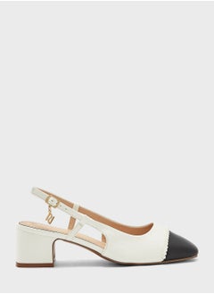 Buy Block Heeled Slingback Pumps in UAE