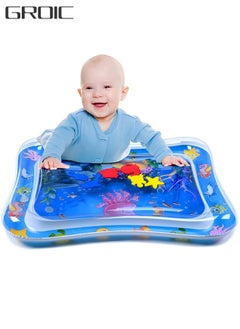 Buy Inflatable Tummy Time Mat Play Mat Premium Baby Water Mat for Infants Toddlers is Neutral Funny Play Activity Center for Stimulation Growth Sensory Development as Baby Girl Boy Toys in Saudi Arabia