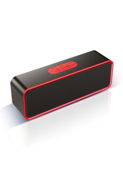 اشتري Source manufacturers new Bluetooth speaker mini portable wireless small speaker small stereo subwoofer card speaker SC211 Wireless Speaker-Red في الامارات