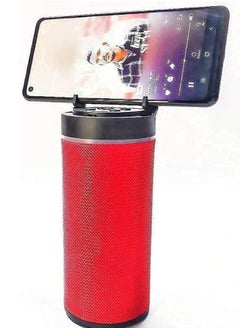 Buy Wireless Portable Bluetooth Speakers KT-125 With Mobile Holder, USB, Memory Card and Bluetooth Connectivity - (Red) in Egypt