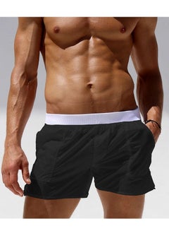 اشتري Men's Beach Shorts Sheer Sports Fashion Casual Swimming Shorts في السعودية