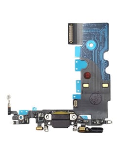 اشتري Replacement Charging Port Flex Cable For Apple iPhone 8 Black في الامارات