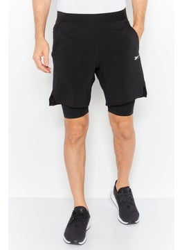 Buy Men Sport Fit Training Short, Black in UAE