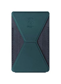 Buy Green Premium Leather Phone Stand - Green in UAE