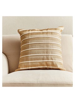 Buy Petra Zari Embroidered Pleated Cushion Cover 45 x 45 cm in UAE