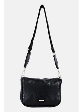 Buy Women Dulce Cross Body Bag 21 L x 15 H x 8 W cm, Black in UAE