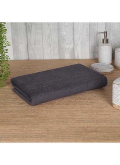 Buy Organic Cotton Bath Towel Grey 70x140 cm in UAE