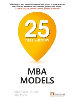 Buy 25 Need-To-Know Mba Models - Paperback in Saudi Arabia