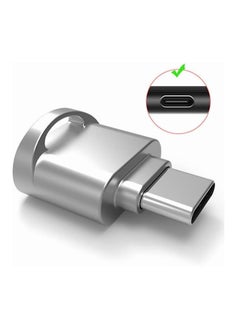 Buy Compact USB C Micro SD Card Reader with Keychain for Galaxy Note 20 S20, Portable OTG Memory Reader in Saudi Arabia