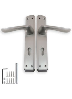 Buy Mortise Zinc door Handle (AB-003-MSN) in Saudi Arabia