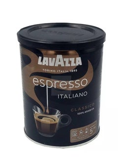 اشتري Lavazza Espresso Italiano Classico Ground Coffee Can 250g 5/10 في مصر