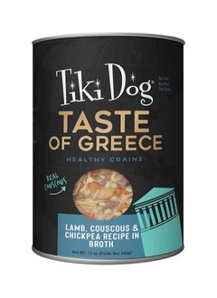 Buy Tiki Dog Taste of Greece! Lamb Couscous & Chickpea 12oz can in UAE