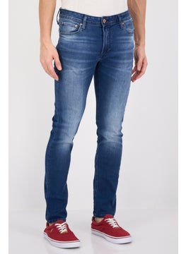 اشتري Men Skinny Fit Wash Stretchable Denim Jeans, Blue في الامارات