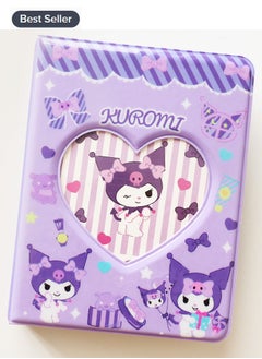 Buy Cartoon Sanrio Kuromi 3-inch Polaroid Mini Photo Album Small Card Storage Book in Saudi Arabia