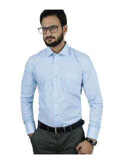 Buy Basic Buttoned Shirt  Extra Slim Shirt SKY  BLUE in UAE