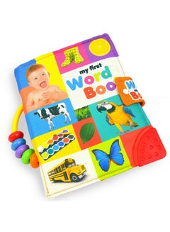 Buy Soft Activity Book My First Word Book Best Cloth Book Baby Encyclopedia Holds Up In The Wash in Saudi Arabia