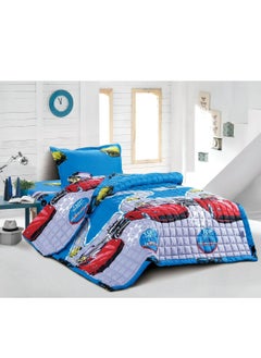 Buy 3 Piece Summer Childrens Quilt Set Microfiber 220x170 cm in Saudi Arabia