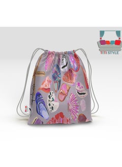 Buy beach drawstring bag multicolor waterproof in Egypt