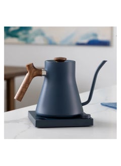 اشتري Stagg EKG Electric Coffee Kettle 900ml 1200W Stone Blue And Walnut Wooden Handle في الامارات