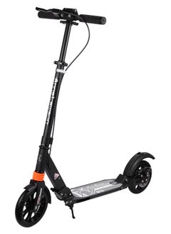 Buy GT-WHEEL Adult Kick Scooter All Aluminum Body All Terrain Rubber Wheel For Teenagers and Adults Hand Disc Break and Foot Break Carrying Weight Capacity up to 100KG in UAE