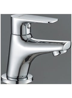 اشتري Milano Ind Don Basin Tap | Brass Basin Mixer | Single Tap Wash Basin Mixer Sink Faucet For Bathroom Faucet Vanity Lavatory - Chrome في الامارات