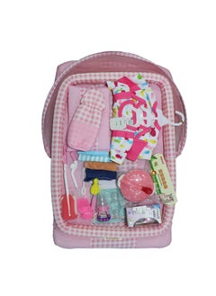 اشتري AURA KIDS 10 Pieces Baby Gift Set Pink في الامارات