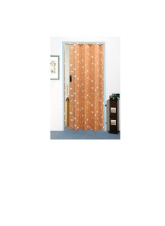 Buy Folding Door Sliding Peach Color with White Design in UAE