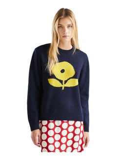 Buy Sweater With Floral Inlay in Egypt